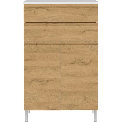 Germania Badkommode Torrance 4332 Weiß-Eiche 97 Cm X 60 Cm 2 Germania Badkommode Torrance 4332 Weiß-Eiche 97 Cm X 60 Cm – Bild 2