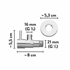 Baliv Handwaschbecken-Set 36 Cm Weiß Mit Armatur -Wenko Verkäufe 006947068067 VM04 270721 L