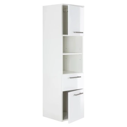 Posseik Badmöbel-Set Viva 100 Cm Weiß Hochglanz 5-teilig 8 Posseik Badmöbel-Set Viva 100 Cm Weiß Hochglanz 5-teilig – Bild 8