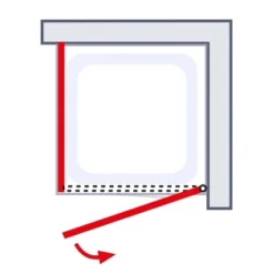 Schulte ExpressPlus Drehtür Seitenwand Mit Duschwanne AlexaStyle2.0 80 X 80 -Wenko Verkäufe 060991064418 2053 064418 6