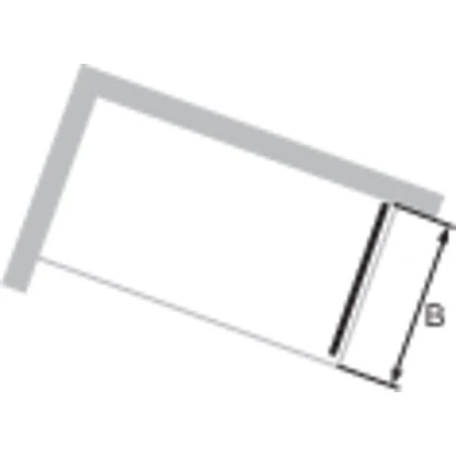 Hüppe Seitenwand EasyEntry Für Gleittür BxH: 70 Cm X 200 Cm Silber Hochglanz 4 Hüppe Seitenwand EasyEntry Für Gleittür BxH: 70 Cm X 200 Cm Silber Hochglanz – Bild 4