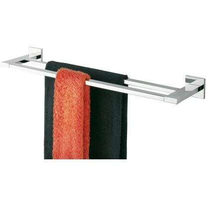 Tiger Doppel-Badetuchhalter Items Edelstahl Chrom 58 Cm 1 Tiger Doppel-Badetuchhalter Items Edelstahl Chrom 58 Cm