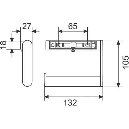 Keuco Toilettenpapierhalter Plan Verchromt 2 Keuco Toilettenpapierhalter Plan Verchromt – Bild 2