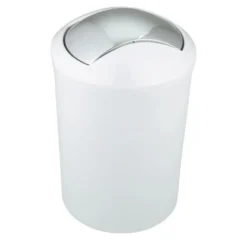 Spirella Abfalleimer Malibu Kunststoff Weiß