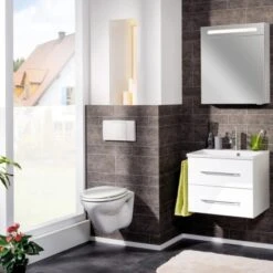 Fackelmann Waschtisch B.clever 60 Cm Weiß Hochglanz -Wenko Verkäufe 145581 3254 4