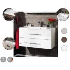 Fackelmann Waschplatz B.clever 90 Cm Alaska Esche 17 Fackelmann Waschplatz B.clever 90 Cm Alaska Esche -Wenko Verkäufe 145591 3254 8