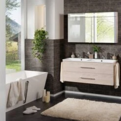 Fackelmann Doppel-Waschtisch B.clever 120 Cm Esche Mit Softclose-System -Wenko Verkäufe 145613 3254 3