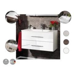 Fackelmann Doppel-Waschtisch B.clever 120 Cm Esche Mit Softclose-System -Wenko Verkäufe 145613 3254 5