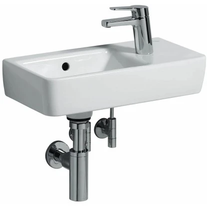 Geberit Handwaschbecken Renova Compact50 Cm Weiß 2 Geberit Handwaschbecken Renova Compact50 Cm Weiß – Bild 2