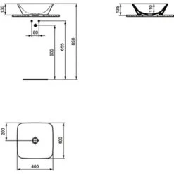 Ideal Standard Schale Connect Air 40x40 Cm Ohne Hahnloch Ohne Überlauf Weiß 17 Ideal Standard Schale Connect Air 40x40 Cm Ohne Hahnloch Ohne Überlauf Weiß -Wenko Verkäufe 188538 3049 9