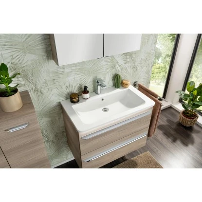 Fackelmann Marmor-Waschbecken 80 Cm Luxor Mittig 2 Fackelmann Marmor-Waschbecken 80 Cm Luxor Mittig – Bild 2