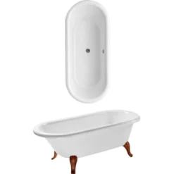 Villeroy & Boch Boch Badewanne Hommage 177,1 Cm X 77, 1 Cm Freistehend Weiß Alpin