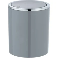 Wenko Mülleimer Mit Schwingdeckel Inca 2 L Grau