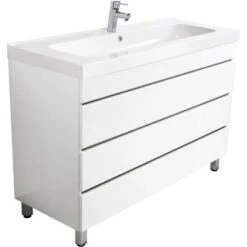 Posseik Stand-Waschplatz 120 Cm Metis Weiß Hochglanz -Wenko Verkäufe 242121 4873 3