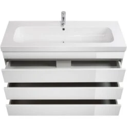 Posseik Stand-Waschplatz 120 Cm Metis Weiß Hochglanz -Wenko Verkäufe 242121 4873 4