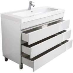 Posseik Stand-Waschplatz 120 Cm Metis Weiß Hochglanz -Wenko Verkäufe 242121 4873 5