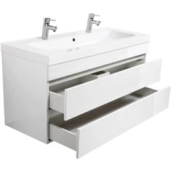 Posseik Doppel-Waschplatz 120 Cm Metis Weiß Hochglanz -Wenko Verkäufe 242127 4873 5