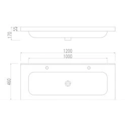 Posseik Stand-Doppel-Waschplatz 120 Cm Metis Weiß Hochglanz -Wenko Verkäufe 242129 4873 7