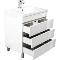 Posseik Stand-Waschplatz 70 Cm Amilia Weiß Hochglanz 11 Posseik Stand-Waschplatz 70 Cm Amilia Weiß Hochglanz -Wenko Verkäufe 242132 4873 5