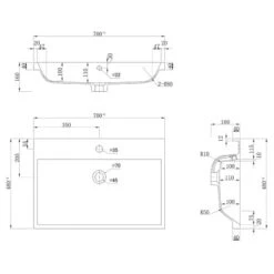 Posseik Stand-Waschplatz 70 Cm Amilia Weiß Hochglanz 13 Posseik Stand-Waschplatz 70 Cm Amilia Weiß Hochglanz -Wenko Verkäufe 242132 4873 7