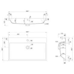 Posseik Waschplatz Amilia 80 Cm Weiß Hochglanz -Wenko Verkäufe 242137 4873 7