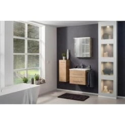 Fackelmann Waschplatz 60 Cm B.perfekt Ast-Eiche 12 Fackelmann Waschplatz 60 Cm B.perfekt Ast-Eiche -Wenko Verkäufe 245460 3254 4