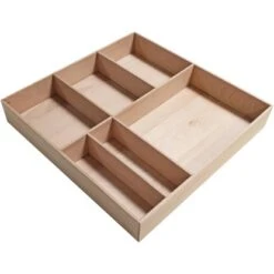 Fackelmann Schubladen-Organizer-Box Buche