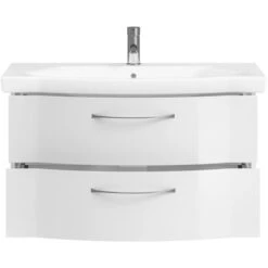 Pelipal Waschbeckenunterschrank 90 Cm Quantum Style 3 Weiß Hochglanz -Wenko Verkäufe 2459956 24673