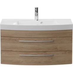 Posseik Waschplatz 100 Cm Rima Eiche Hell -Wenko Verkäufe 2496222 4873 P0587014 5