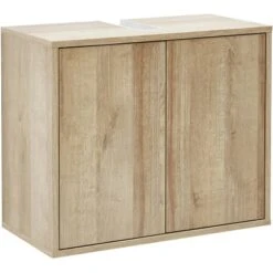 Fackelmann Waschbeckenunterschrank 60 Cm Finn Ast-Eiche