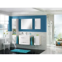 Fackelmann Glaswaschbecken 80,5 Cm Lugano Weiß -Wenko Verkäufe 262015 picture 2 1