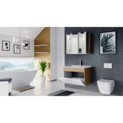 Posseik Badmöbel-Set Salona Eiche Hell-Weiß 3-teilig 12 Posseik Badmöbel-Set Salona Eiche Hell-Weiß 3-teilig -Wenko Verkäufe 2621175 4873 P8000044 2