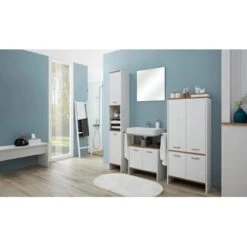 Pelipal Waschbeckenunterschrank 62 Cm Quickset 305 Weiß Perl-Riviera Eiche -Wenko Verkäufe 268006 2467 2305SinaF31 1