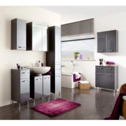 Pelipal Waschbeckenunterschrank 60 Cm Velo Anthrazit Hochglanz -Wenko Verkäufe 273187 2467 Velo F37 3 1