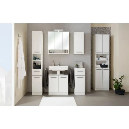 Pelipal Waschbeckenunterschrank 60 Cm Kassel Weiß Glanz Mit Betonkante 3 Pelipal Waschbeckenunterschrank 60 Cm Kassel Weiß Glanz Mit Betonkante – Bild 3