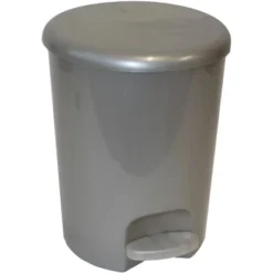 Bürstenmann Treteimer 5 L Silber