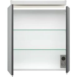 Posseik Spiegelschrank 60 Cm Anthrazit Seidenglanz -Wenko Verkäufe 2 4873 PSPS60CM1000104DE 2