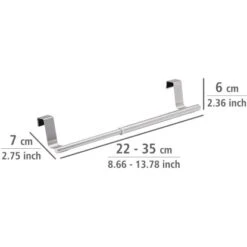 Wenko Tür-Handtuchstange Teleskop Edelstahl -Wenko Verkäufe 301922 1068 04