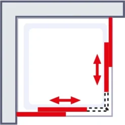 Schulte ExpressPlus Eckeinstieg 4-tlg. Kristall/Trend Chromoptik 90x90x185cm 10 Schulte ExpressPlus Eckeinstieg 4-tlg. Kristall/Trend Chromoptik 90x90x185cm -Wenko Verkäufe 32020 2053 4060991038174 6