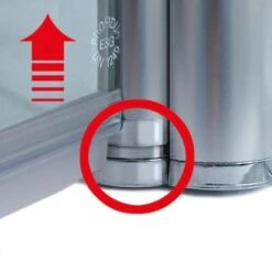 Schulte ExpressPlus Runddusche Garant Mit Duschwanne Alu Natur 200x90x90cm 18 Schulte ExpressPlus Runddusche Garant Mit Duschwanne Alu Natur 200x90x90cm -Wenko Verkäufe 3342 2053 HebSenk Profil 2 4