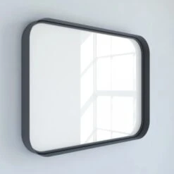 Randal Metallspiegel Rechteckig 80 Cm X 60 Cm Schwarz -Wenko Verkäufe 36537935058 11024990 AB 06