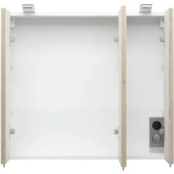 Posseik Spiegelschrank 70 Cm Multi-Use Eiche Hell -Wenko Verkäufe 3725132 4873 P0542314 2