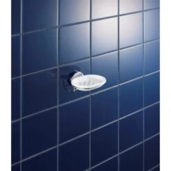 Wenko Vacuum-Loc Wand Seifenablage Milazzo Chrom-Weiß