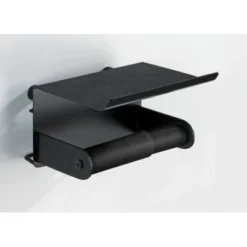 Wenko Toilettenpapierhalter Mit Ablage Classic Plus 14 X 10 X 14 Cm Schwarz -Wenko Verkäufe 38279045 sb ambiente de 03