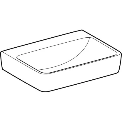 Geberit Handwaschbecken Renova Plan 50 Cm Ohne Hahnloch O. Überl. Weiß KeraTect 4 Geberit Handwaschbecken Renova Plan 50 Cm Ohne Hahnloch O. Überl. Weiß KeraTect – Bild 4