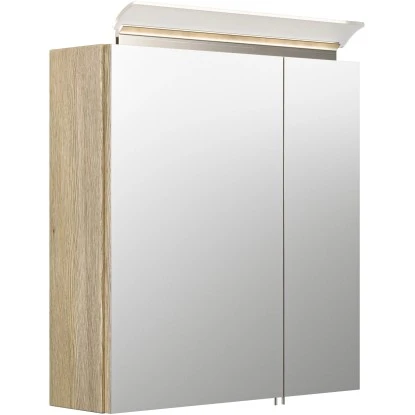 Posseik Spiegelschrank 60 Cm Eiche Hell 1 Posseik Spiegelschrank 60 Cm Eiche Hell