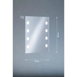 Fischer & Honsel LED-Lichtspiegel 19 W Warmweiß 70 Cm X 56 Cm Silber 5 Fischer & Honsel LED-Lichtspiegel 19 W Warmweiß 70 Cm X 56 Cm Silber -Wenko Verkäufe 4001133261333 1546 VM 01