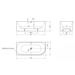Ottofond Badewanne Mince Corner Rechts 180 Cm X 80 Cm Weiß 9 Ottofond Badewanne Mince Corner Rechts 180 Cm X 80 Cm Weiß -Wenko Verkäufe 4005489137045 3209 S 04