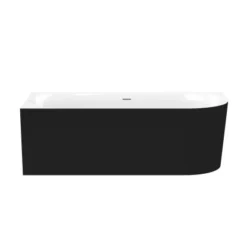 Ottofond Badewanne Mince Corner Rechts 180 Cm X 80 Cm Schwarz Weiß -Wenko Verkäufe 4005489137052 3209 S 02