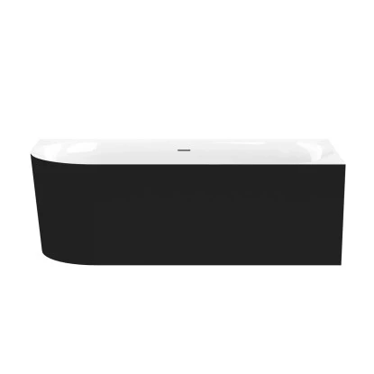 Ottofond Badewanne Mince Corner Links 180 Cm X 80 Cm Schwarz Weiß 3 Ottofond Badewanne Mince Corner Links 180 Cm X 80 Cm Schwarz Weiß – Bild 3